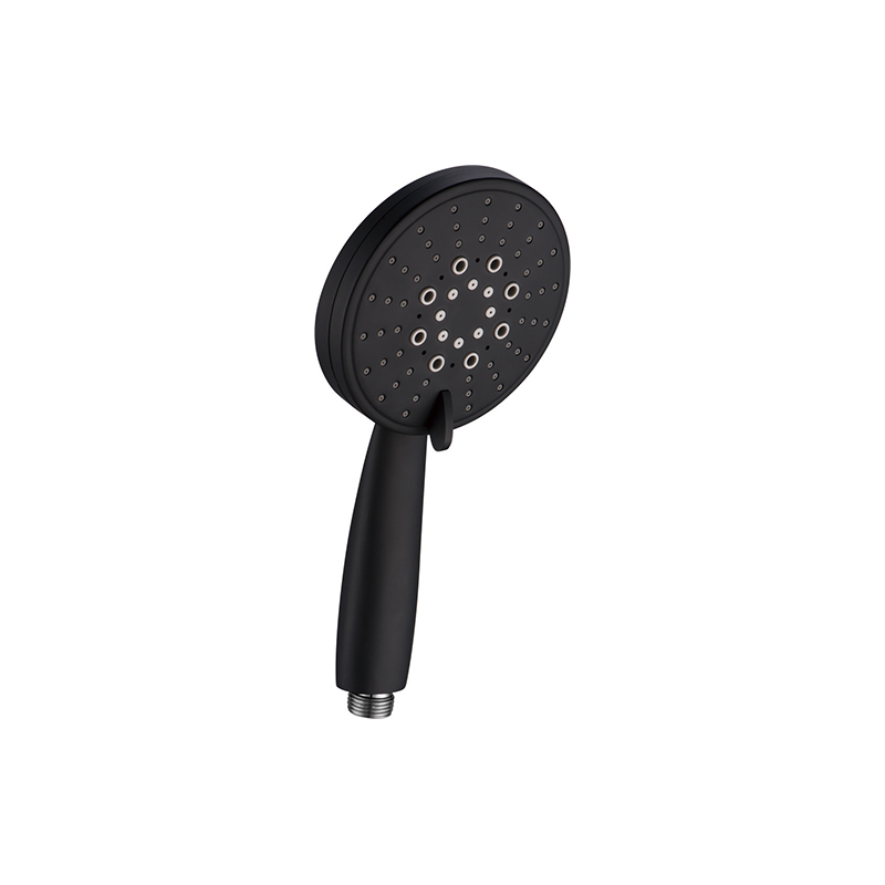 Surpresseur de douche rond en inox noir 6613