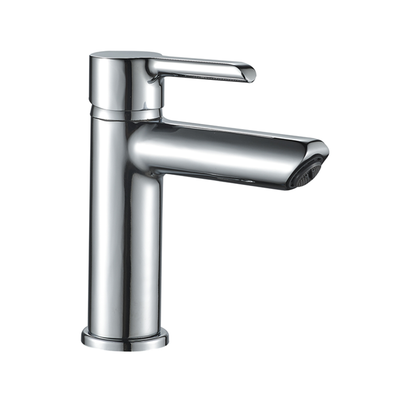 Alliage de Zinc 68 poignée pièce de monnaie taille bouche core80mm corps de valve tube de sortie chromé faucet-MD4369