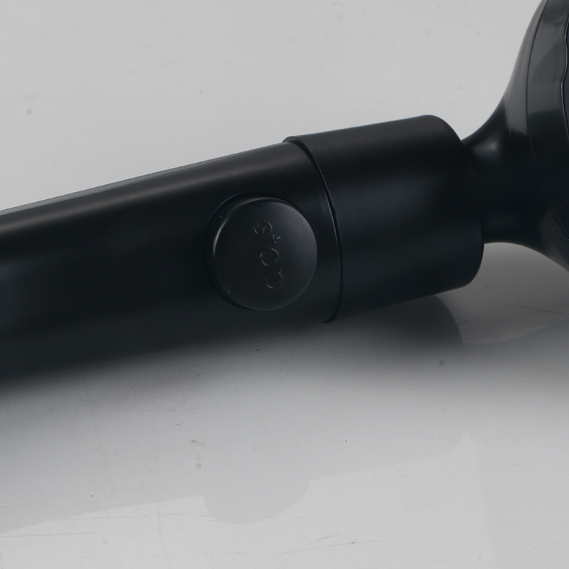 Douchette japonaise noire à pommeau pivotant