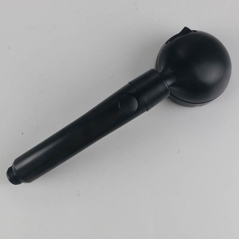 Douchette japonaise noire à pommeau pivotant